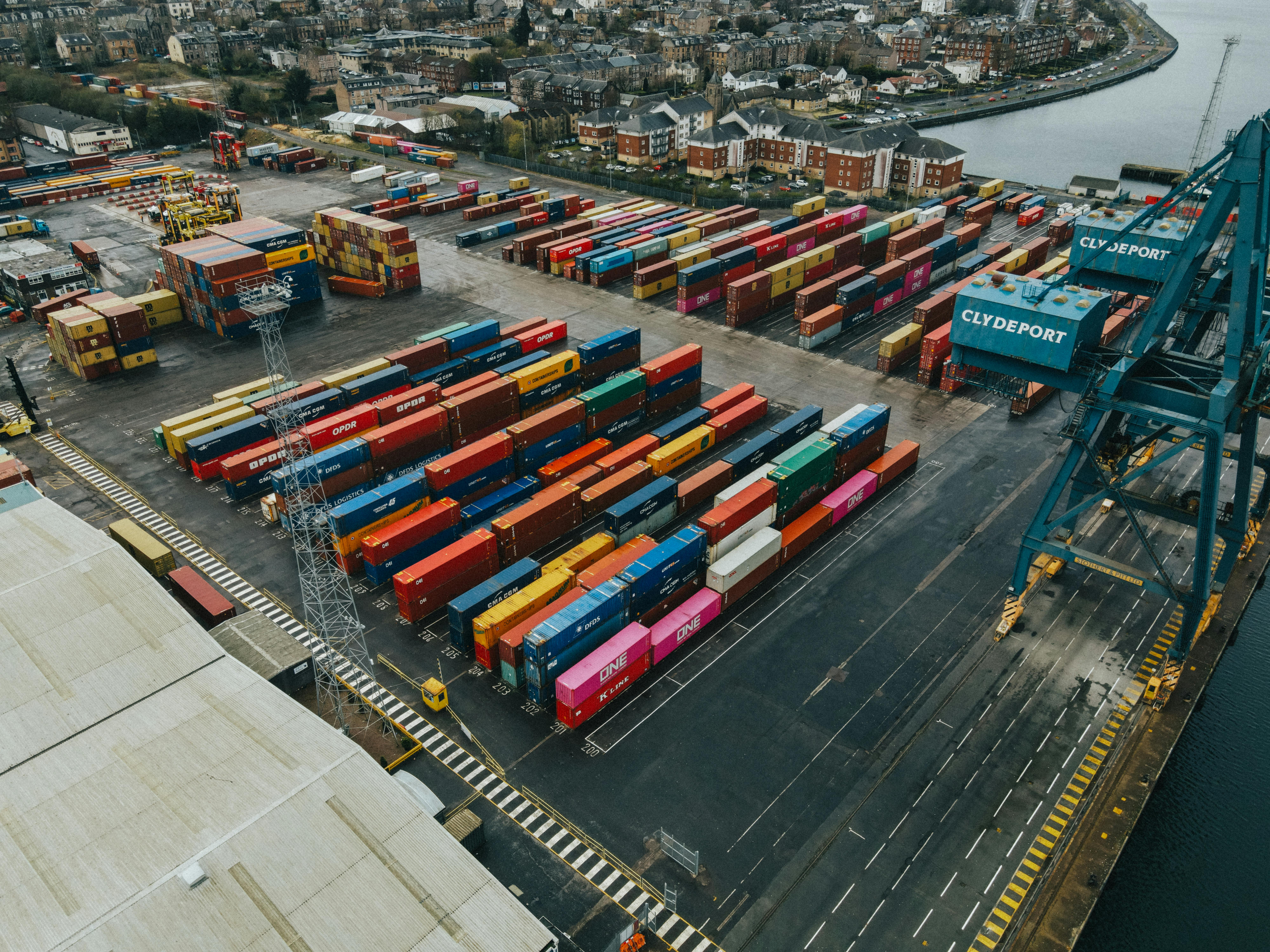 Global logistics background